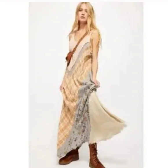 chinese dress ladies Free People Women's Bluebell Maxi Dress, Cool Combo, S at Amazon Women's  Clothing store